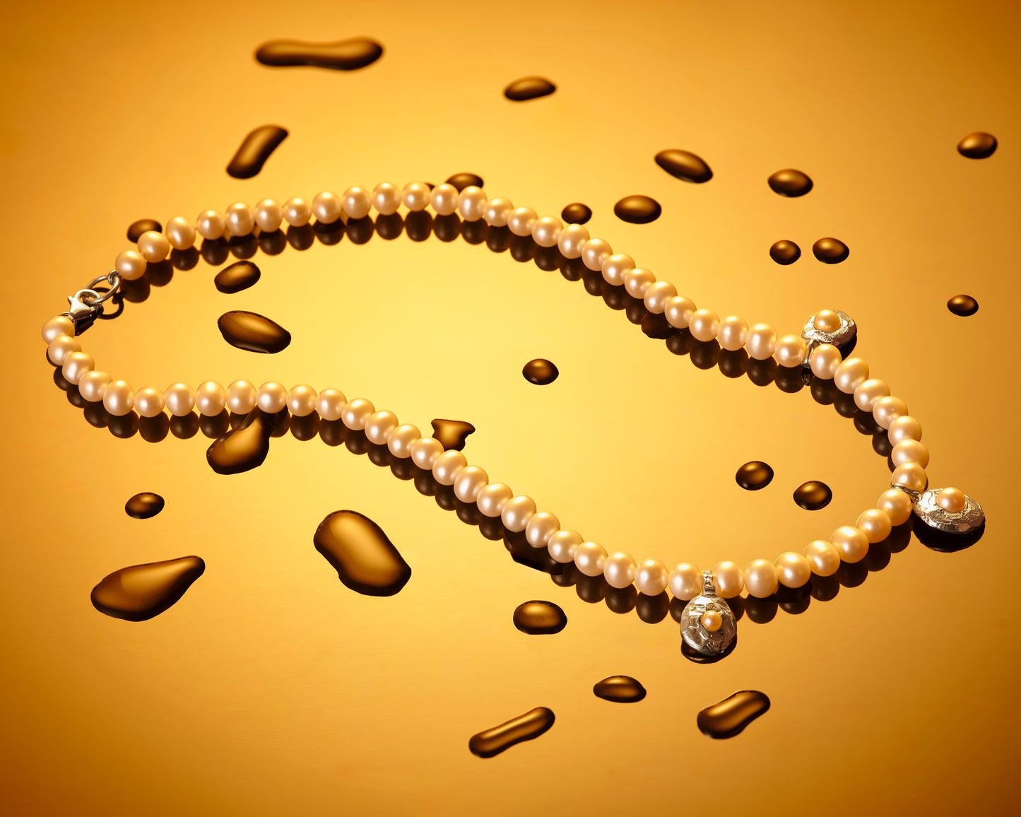 Trinity Pearl Necklace