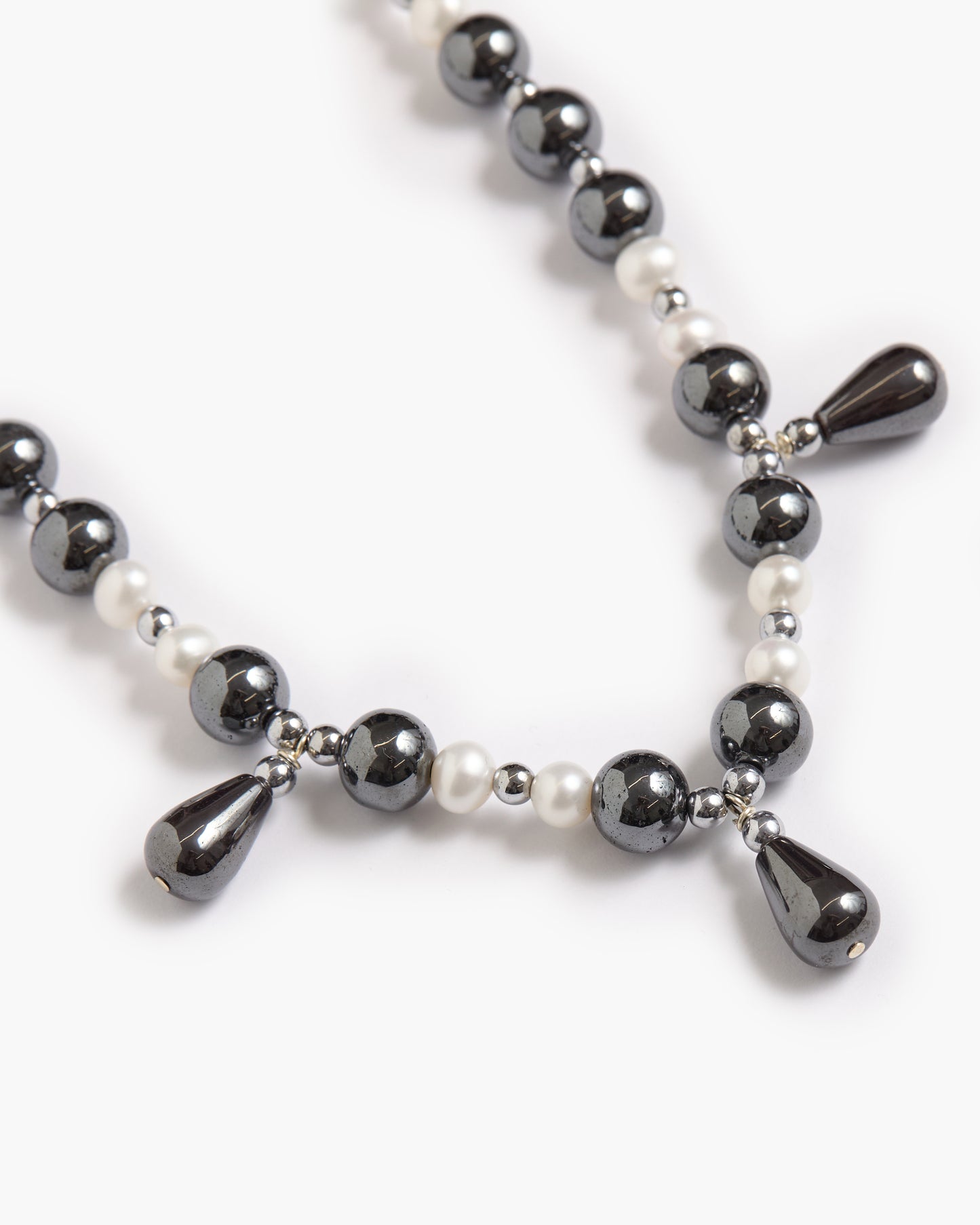 Hematite Tears Necklace