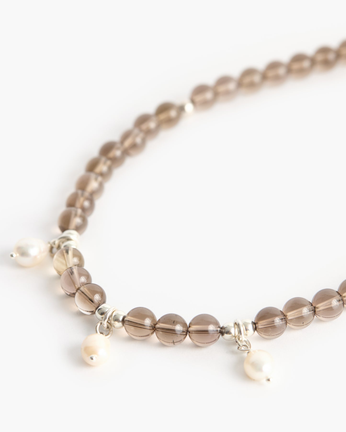 Smokey Trinity Necklace