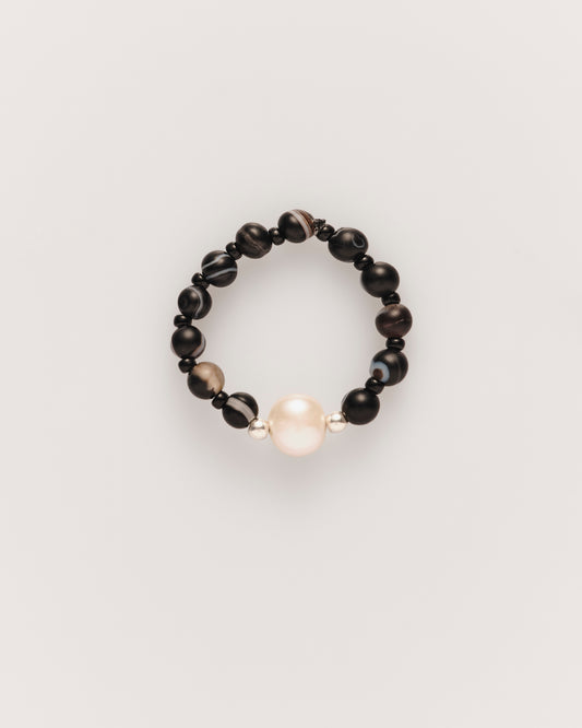 Midnight & Marble Ring