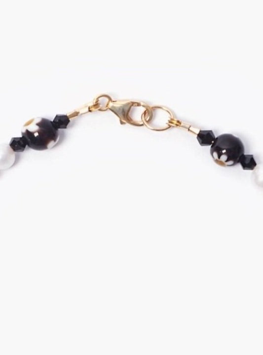 Freshwater Pearl x Daisy Necklace