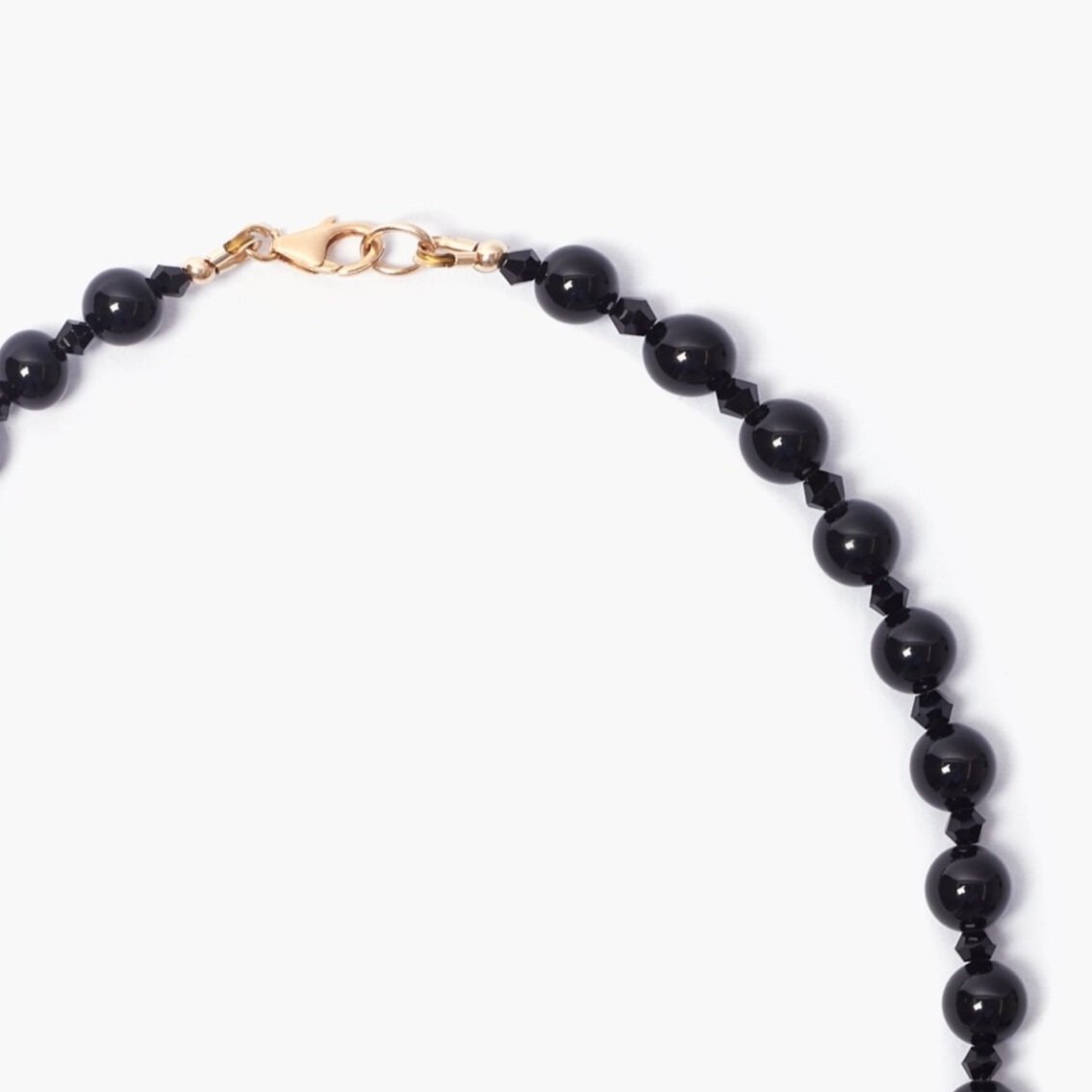 Onyx x Fireball Pearl Necklace