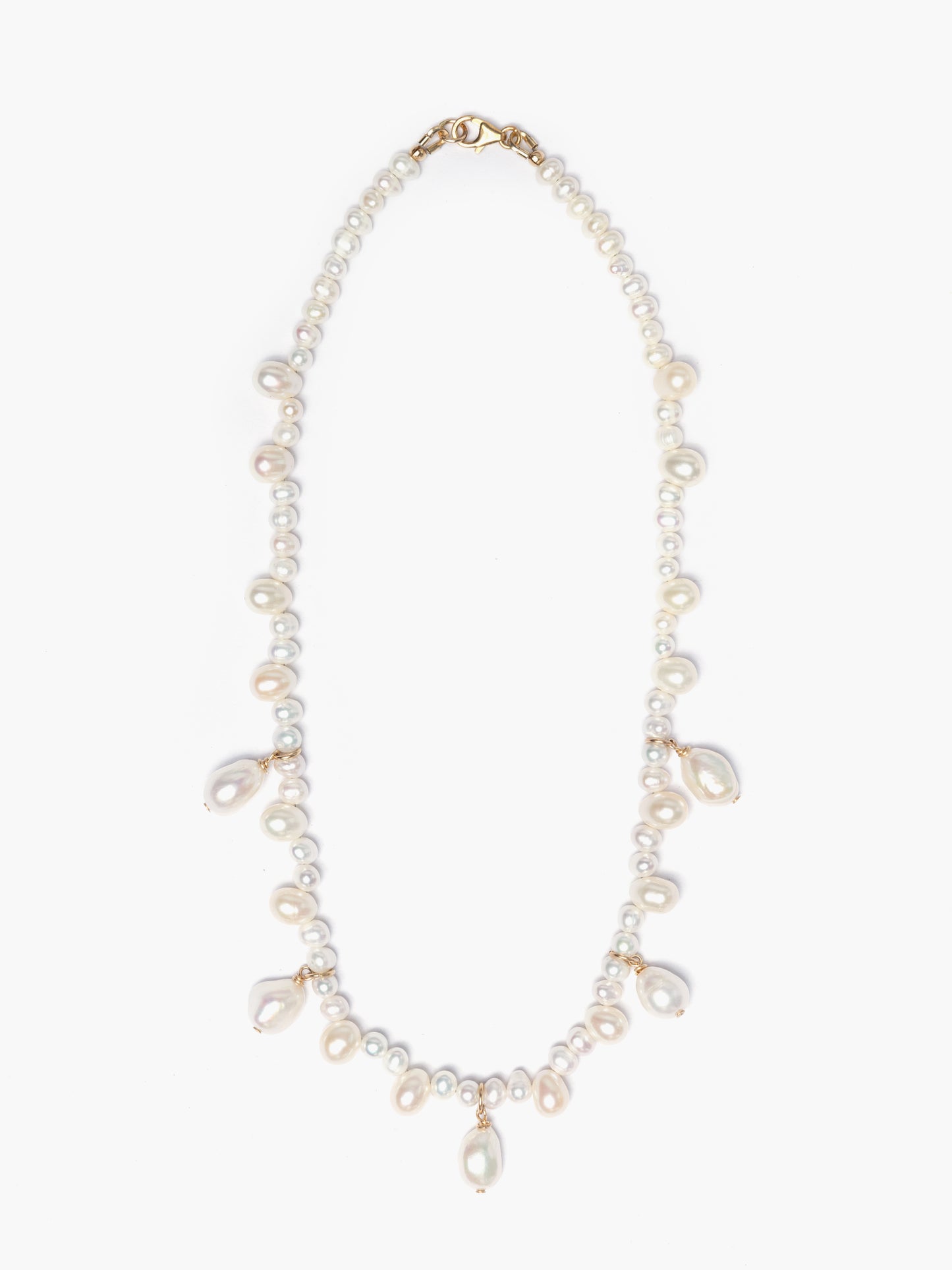 Baroque Drop Pearl Necklace
