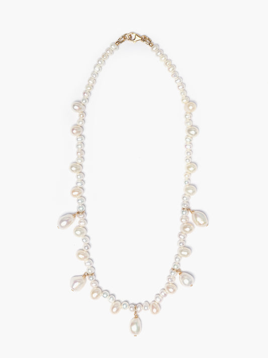 Baroque Drop Pearl Necklace