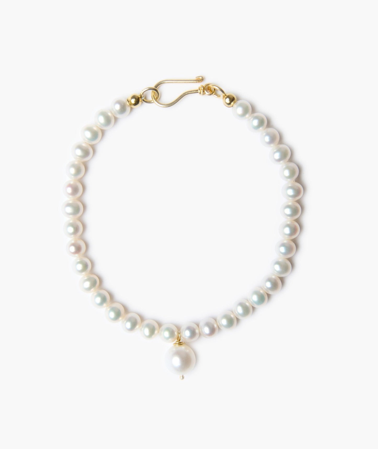 Freshwater Pearl Bracelet With Drop Pearl