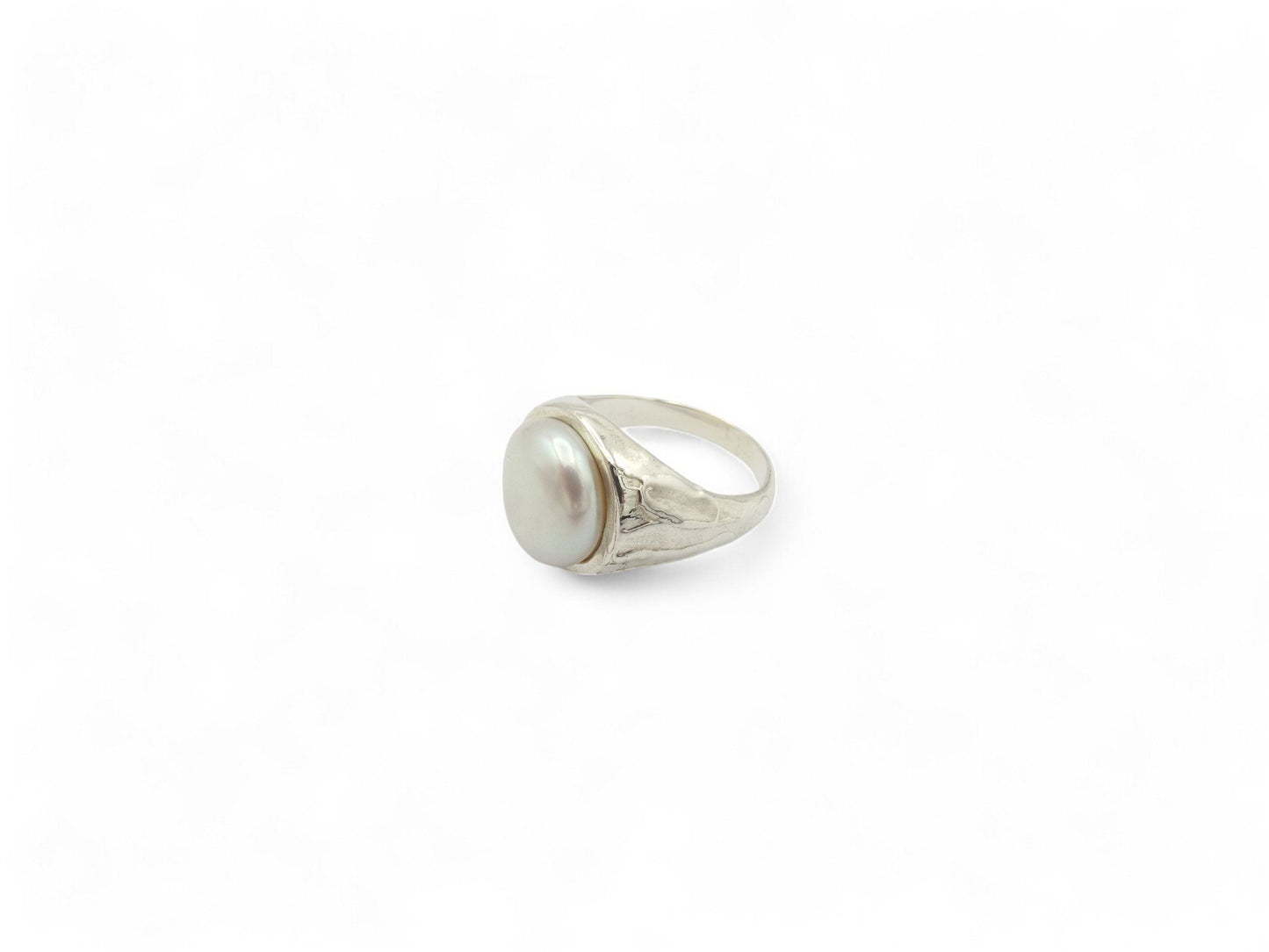 Silver Freshwater Pearl Ring