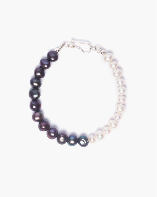 Black & White Freshwater Pearl Bracelet