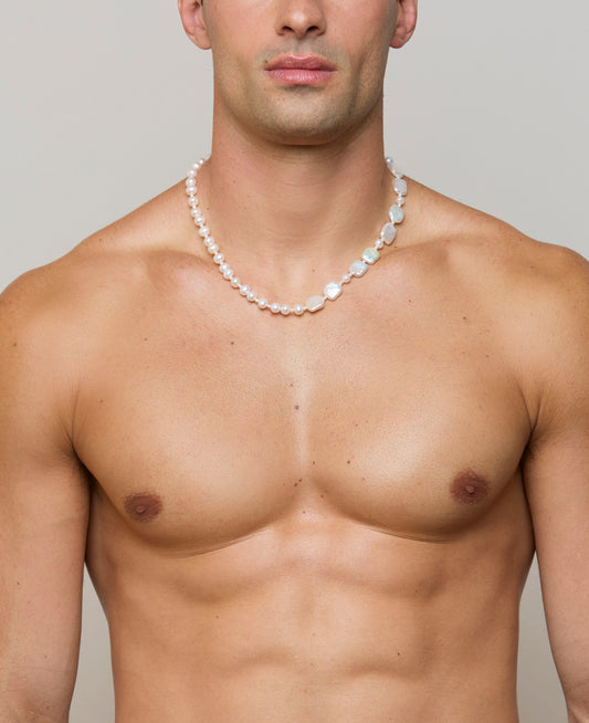 Gemini Pearl Necklace