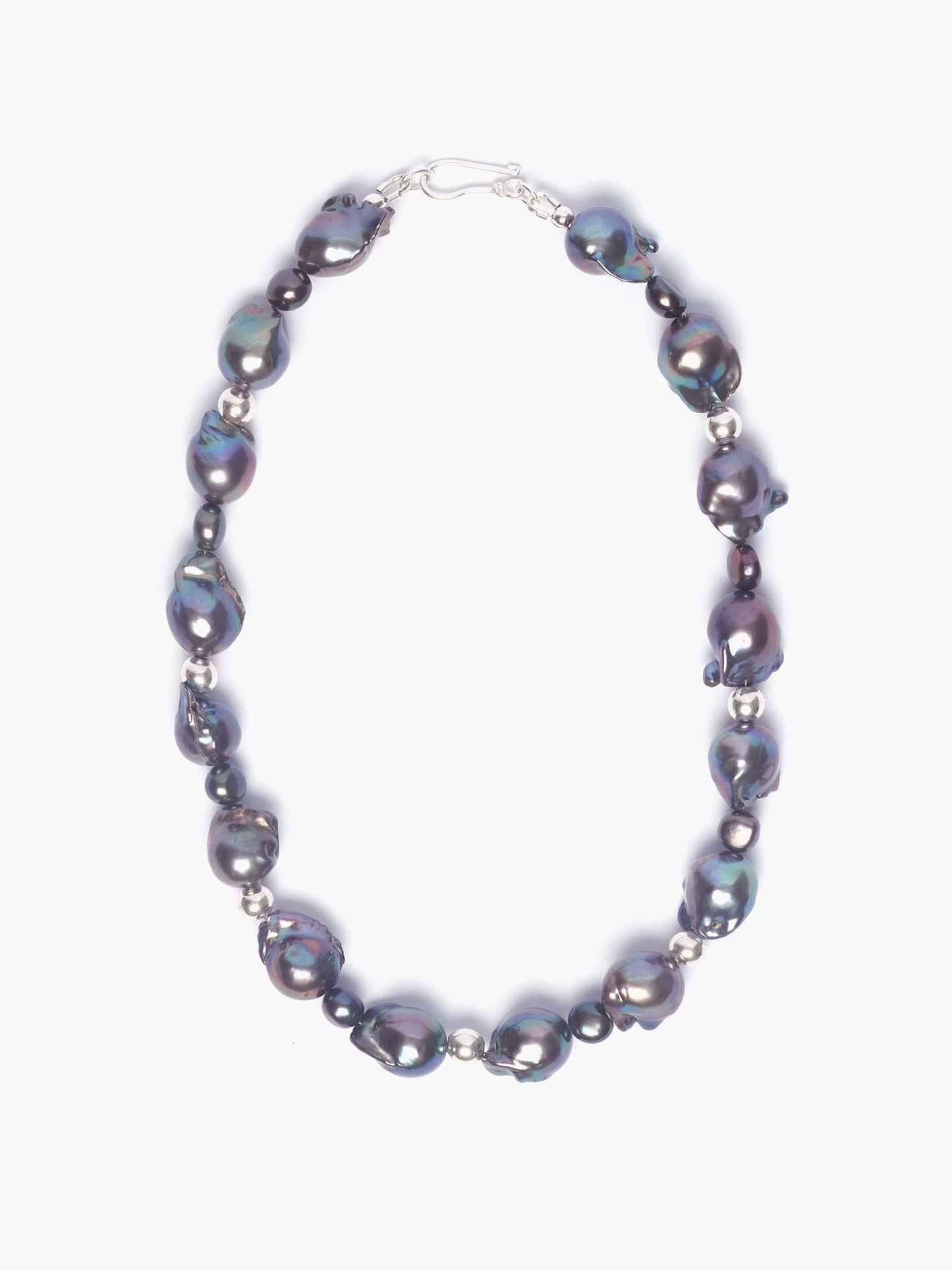 Black Fireball Pearl Necklace