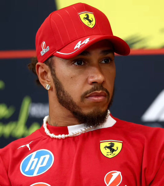 Lewis Hamilton Rocks Our Signature Freshwater Pearl Necklace at the Belgium Grand Prix