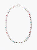 Rhinestone x Glass Pearl Necklace