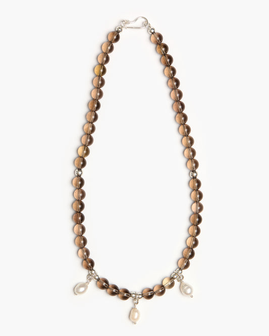 Smokey Trinity Necklace