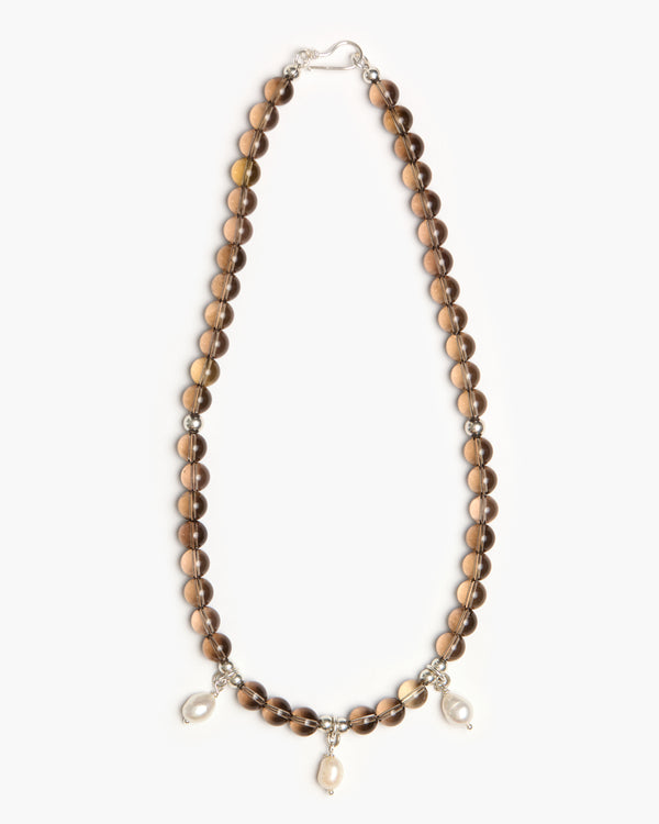 Smokey Trinity Necklace