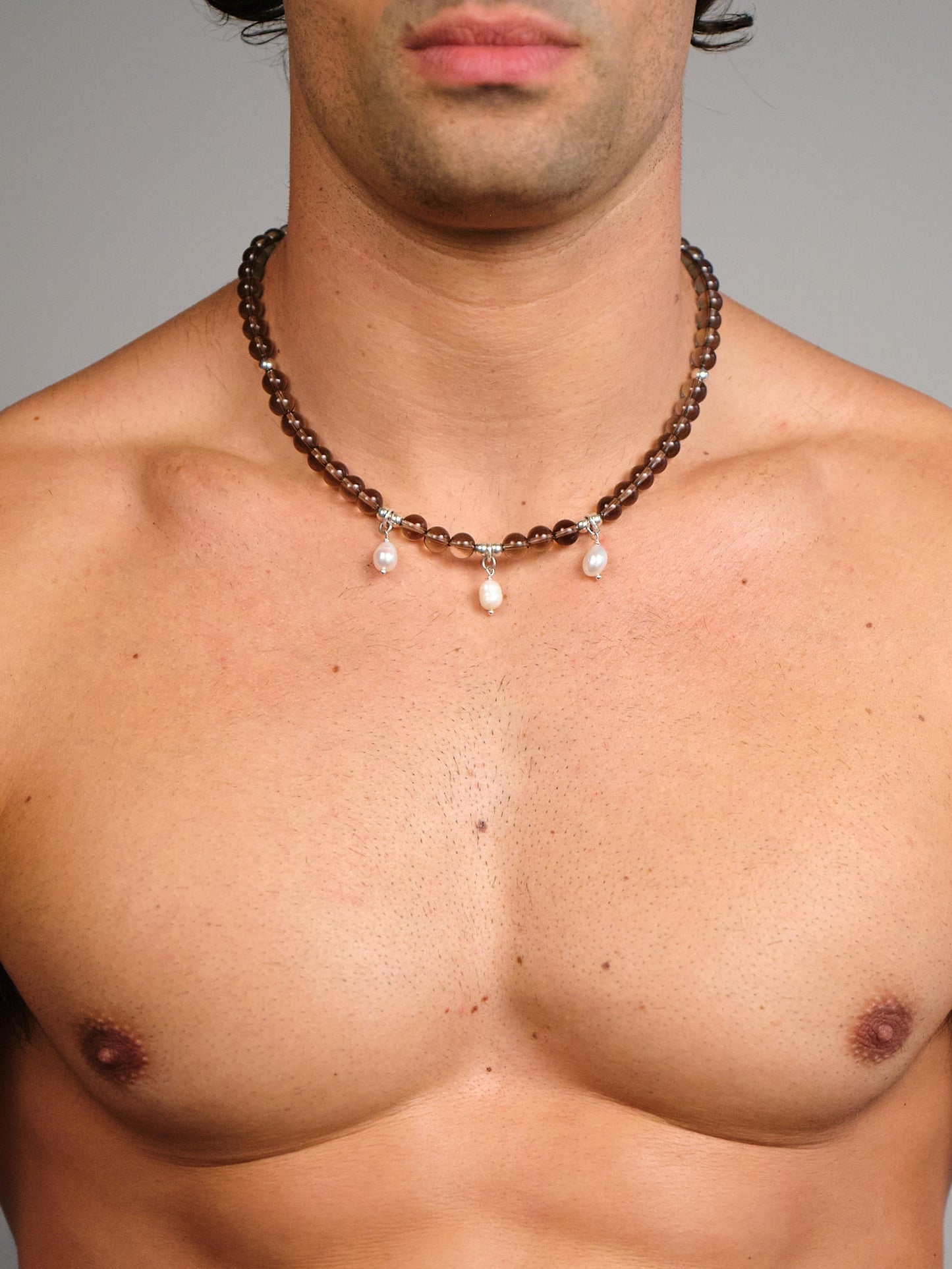 Smokey Trinity Necklace