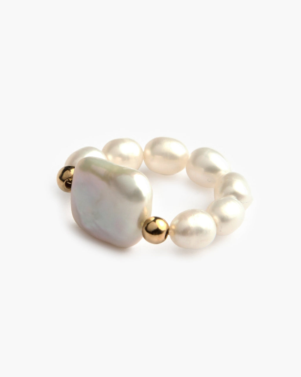 Gold Pearl Signet