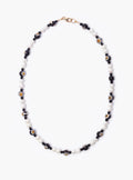 Glass Pearl x Daisy Necklace