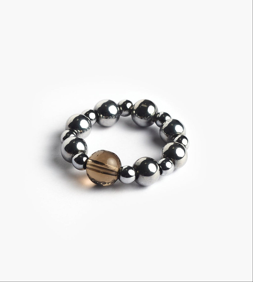 Smokey Hematite Ring