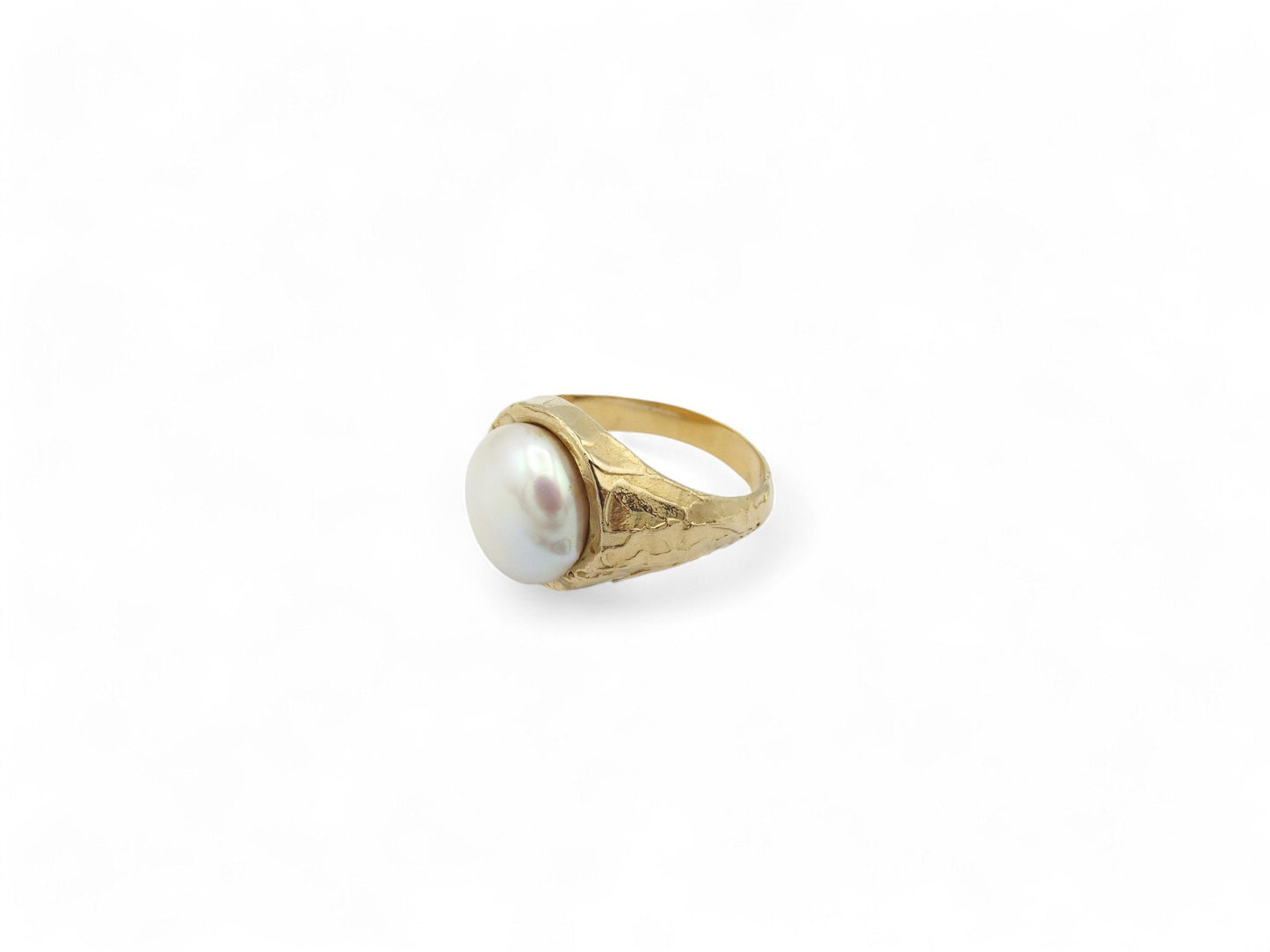Gold Freshwater Pearl Ring