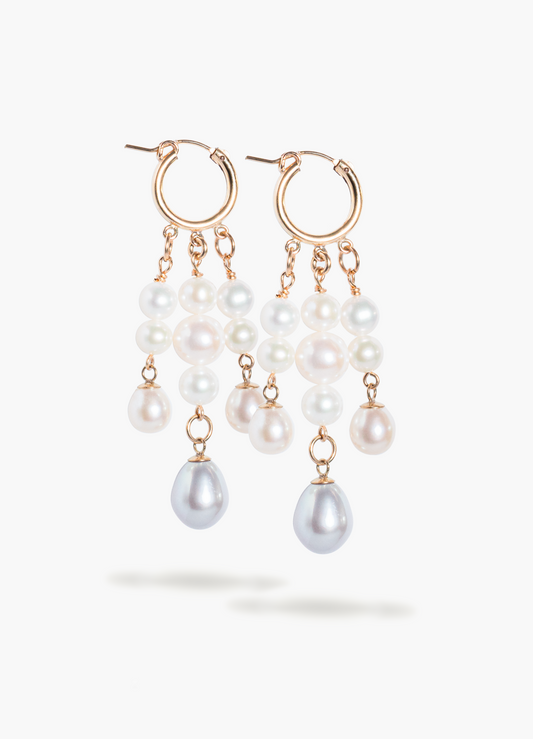 Freshwater Drop Pearl Earrings