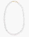 White Keshi Pearl Necklace