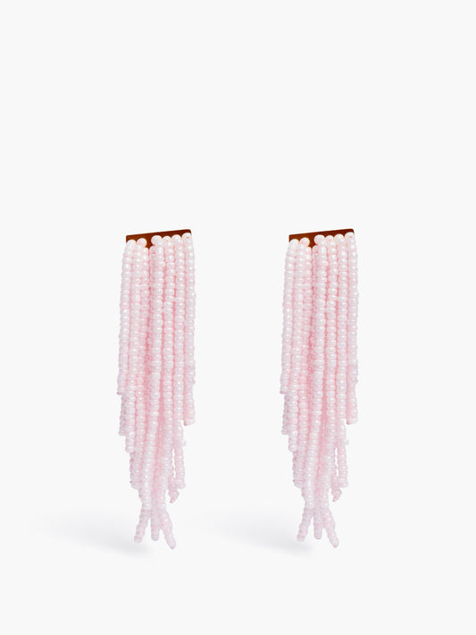 Pink Waterfall Earrings