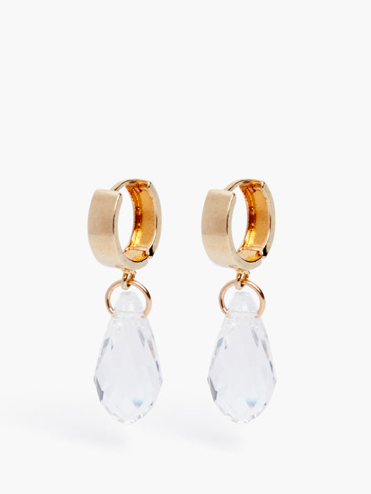 Crystal Hoop Earrings