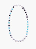 Glass Pearl Necklace x Jade x Hematite